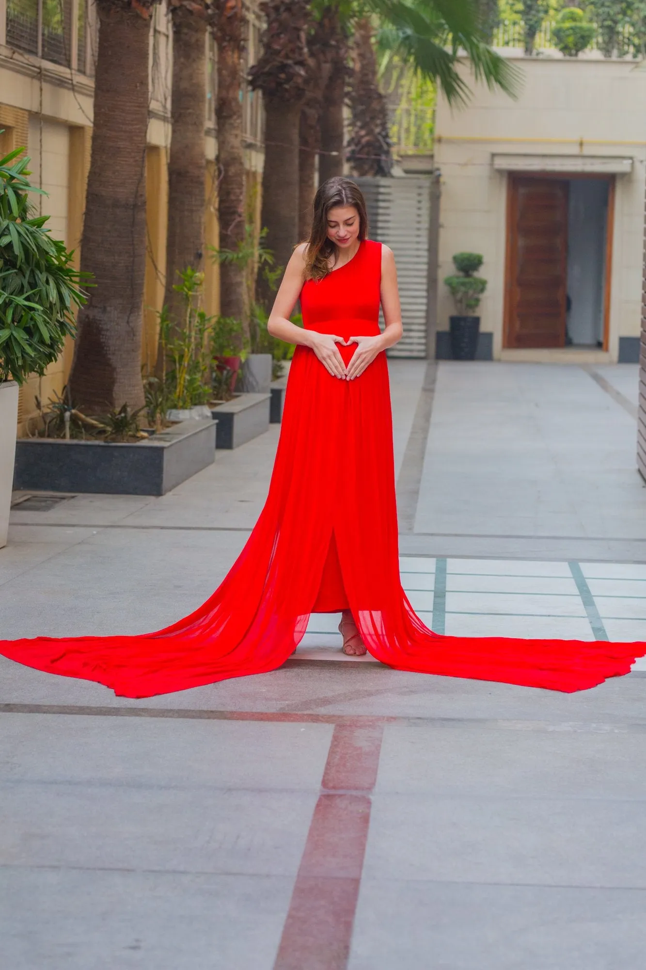 Luxe Candy Trail Maternity Photoshoot Gown