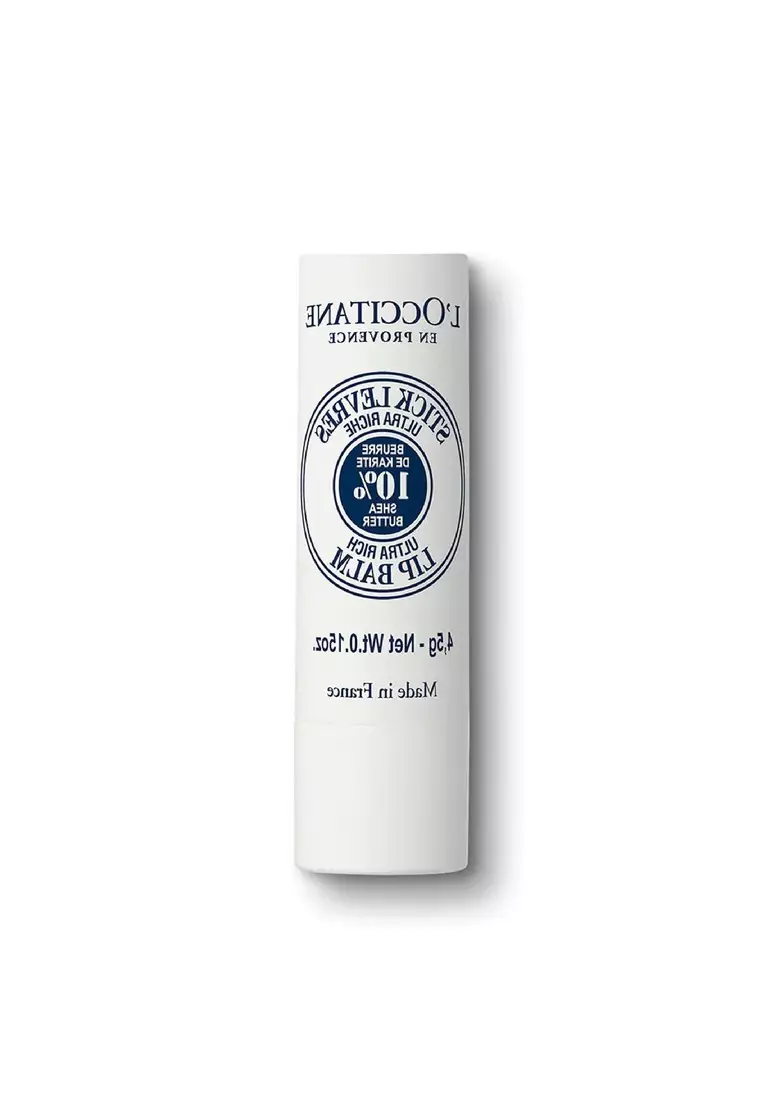 L'Occitane 2X L'Occitane Shea Butter Ultra Rich Lip Balm Stick 4.5g Moisturize Lipstick