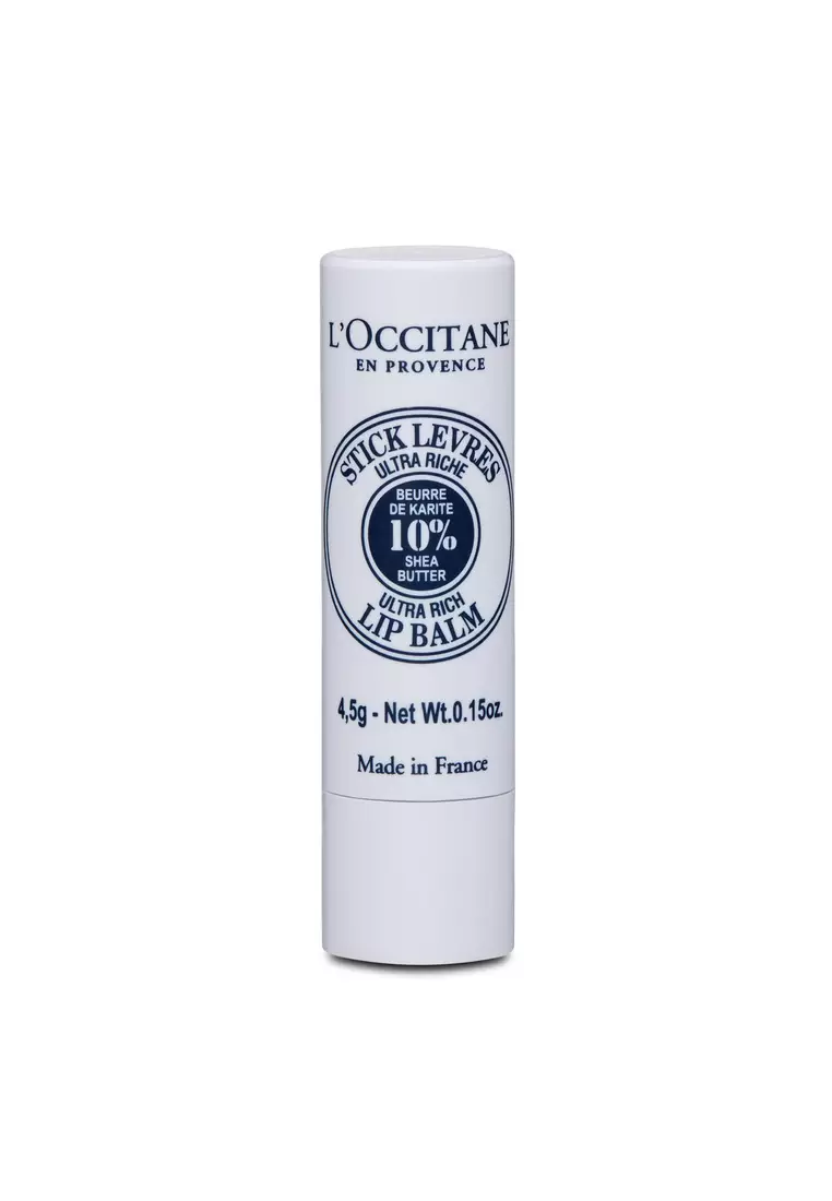 L'Occitane L'Occitane Shea Butter Ultra Rich Lip Balm Stick 4.5g Skincare Natural