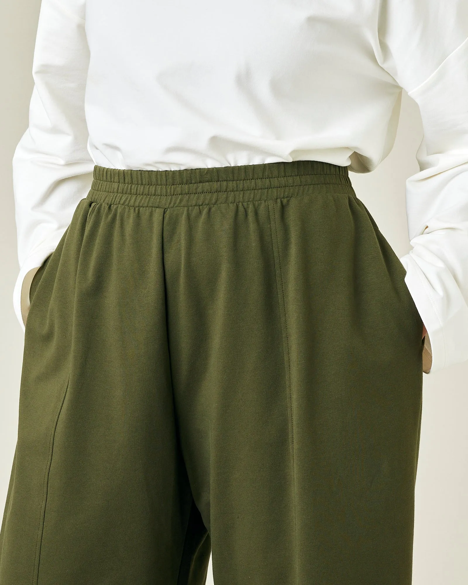 Mabel Olive Jersey Trousers