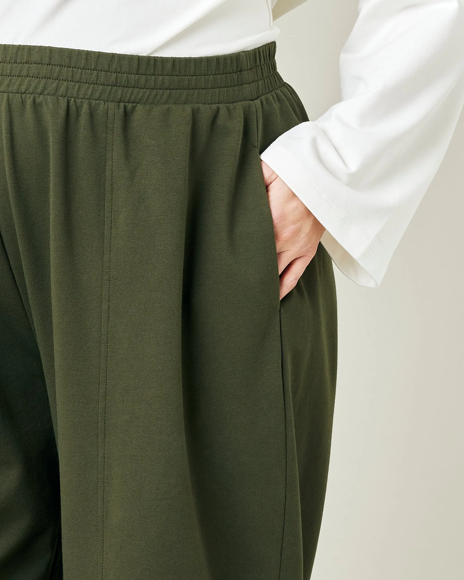 Mabel Olive Jersey Trousers