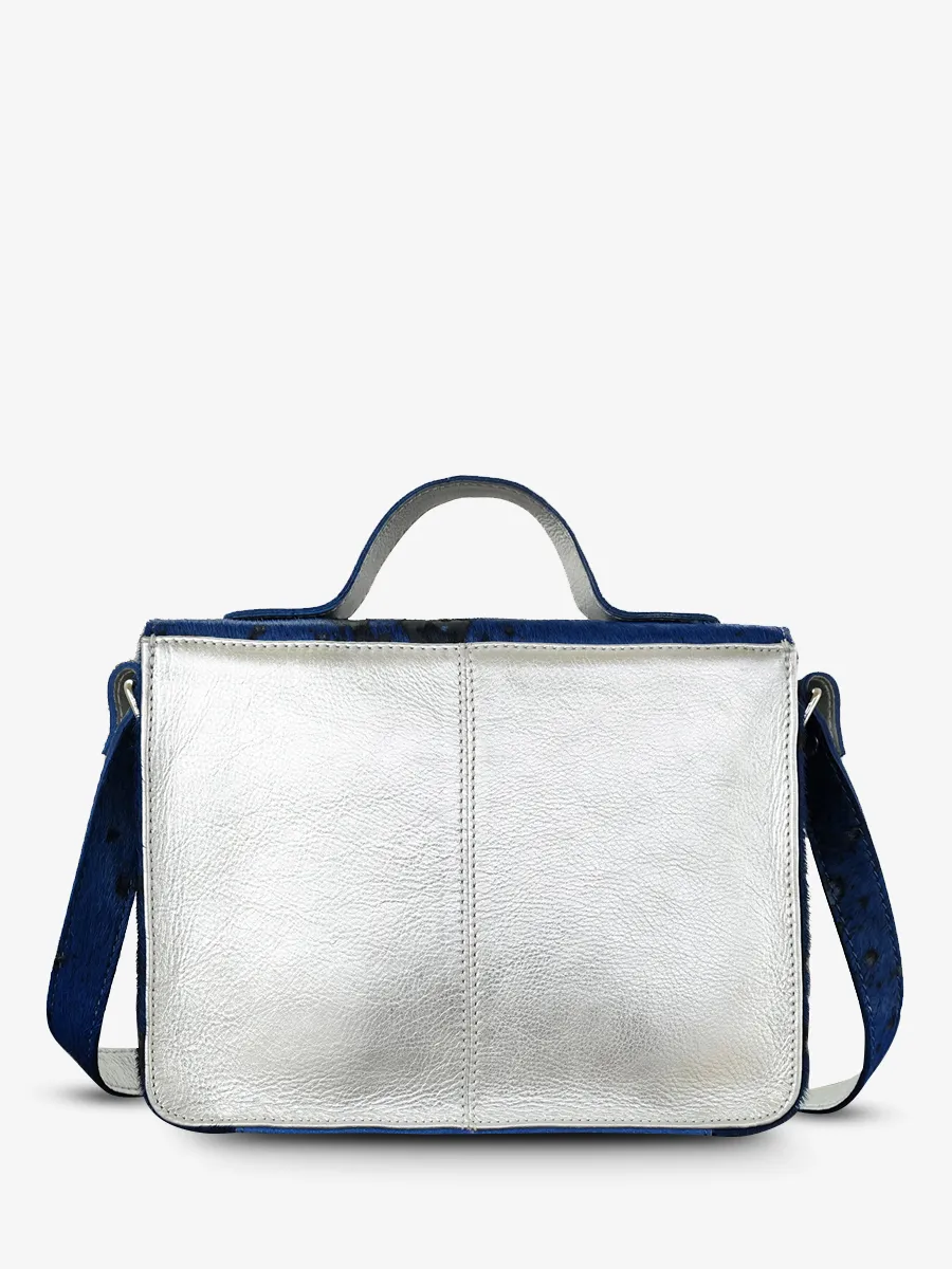 Mademoiselle George Rodeo Trip Cerulean - blue leather shoulder bag for woman | PAUL MARIUS