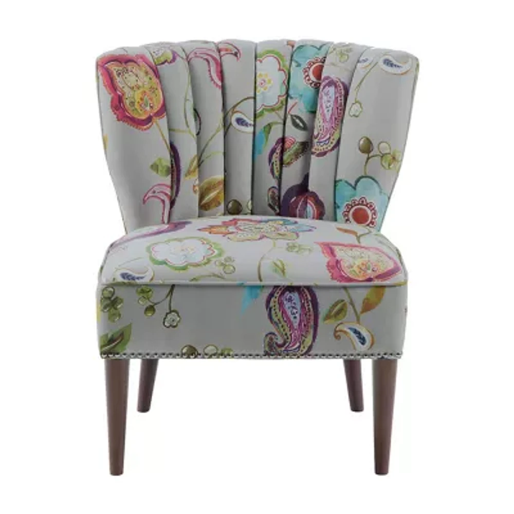 Madison Park Abby Wingback Slipper Chair