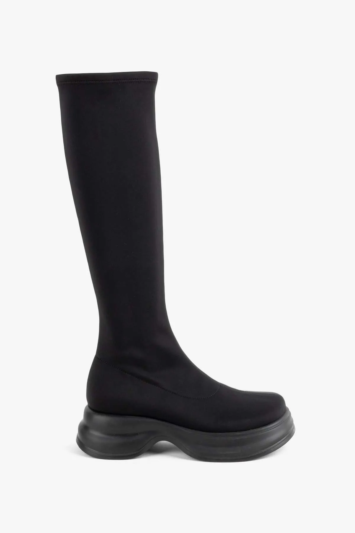 MALMO STRETCH KNEE HIGH BOOT - Black