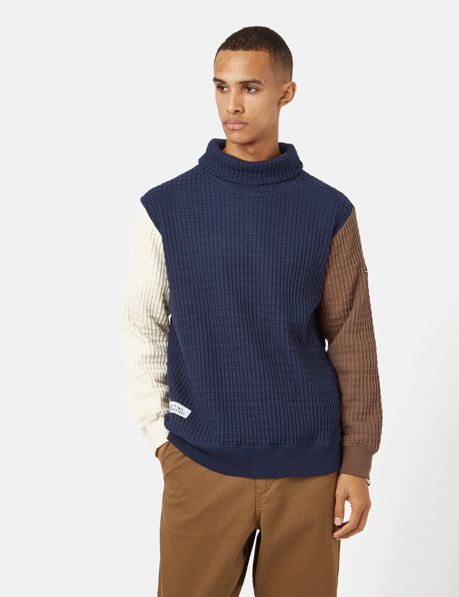 Manastash Snug Thermal Bulky Neck Sweatshirt - Panel