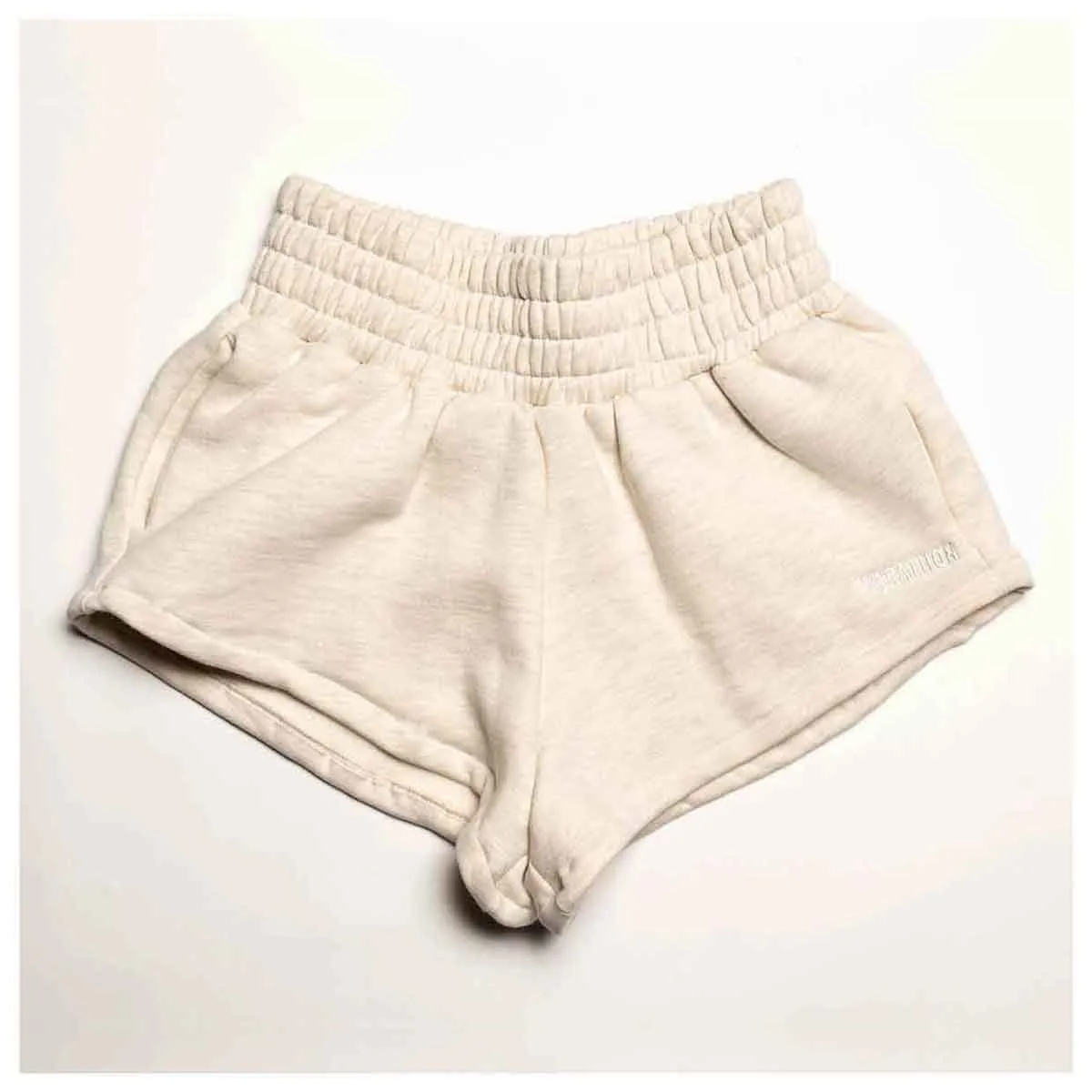 Marathon Womens Boxer Fleece Shorts - Ash Grey