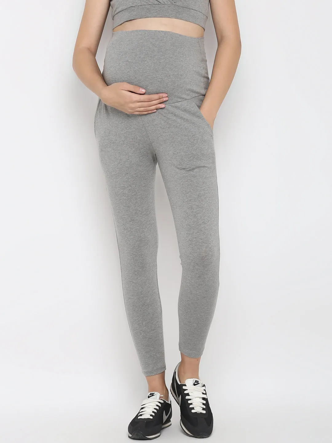 Maternity Leggings- Mustard