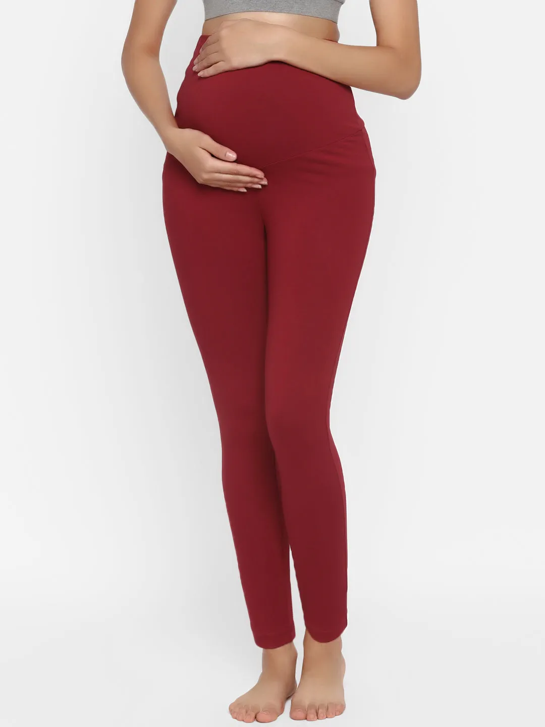 Maternity Leggings- Mustard