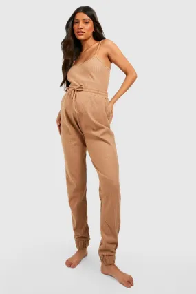 Maternity Nursing Cami Rib Loungewear Set