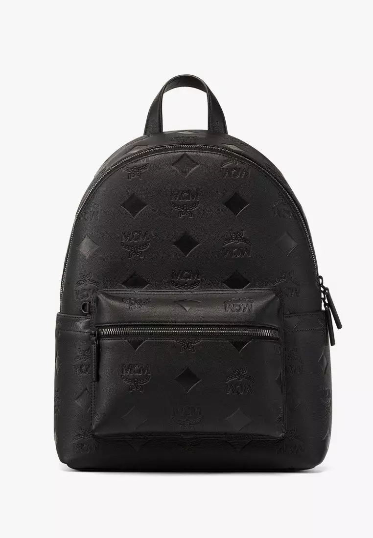 MCM Stark Backpack in Maxi Monogram Leather