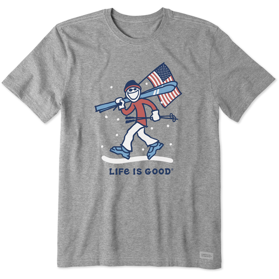 Men's Jake Ski USA  Crusher Tee