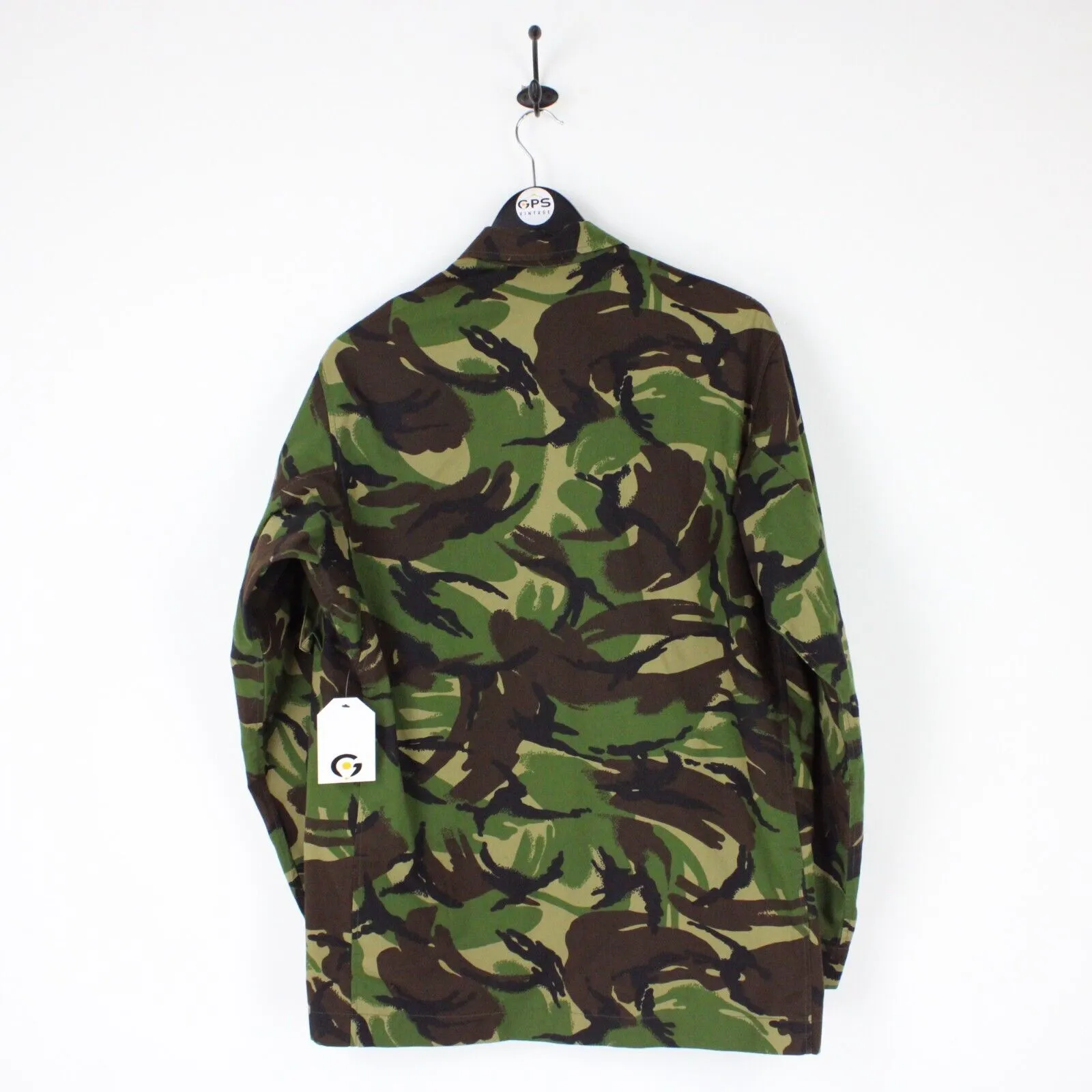 Mens Camouflage Army Jacket Green | Large