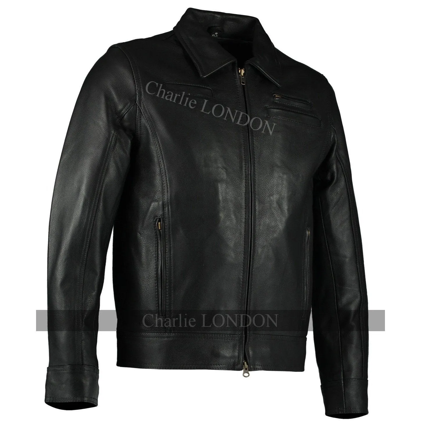 Men's Looper Black Joseph Gordon-Levitt Leather Jacket