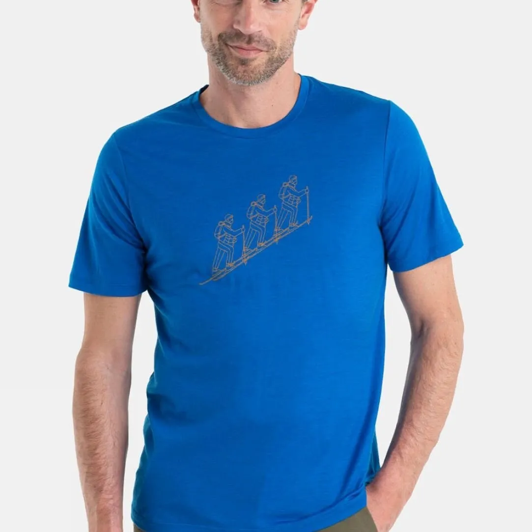 Mens Merino 150 Tech Lite II T-Shirt - Natural Ski Tour