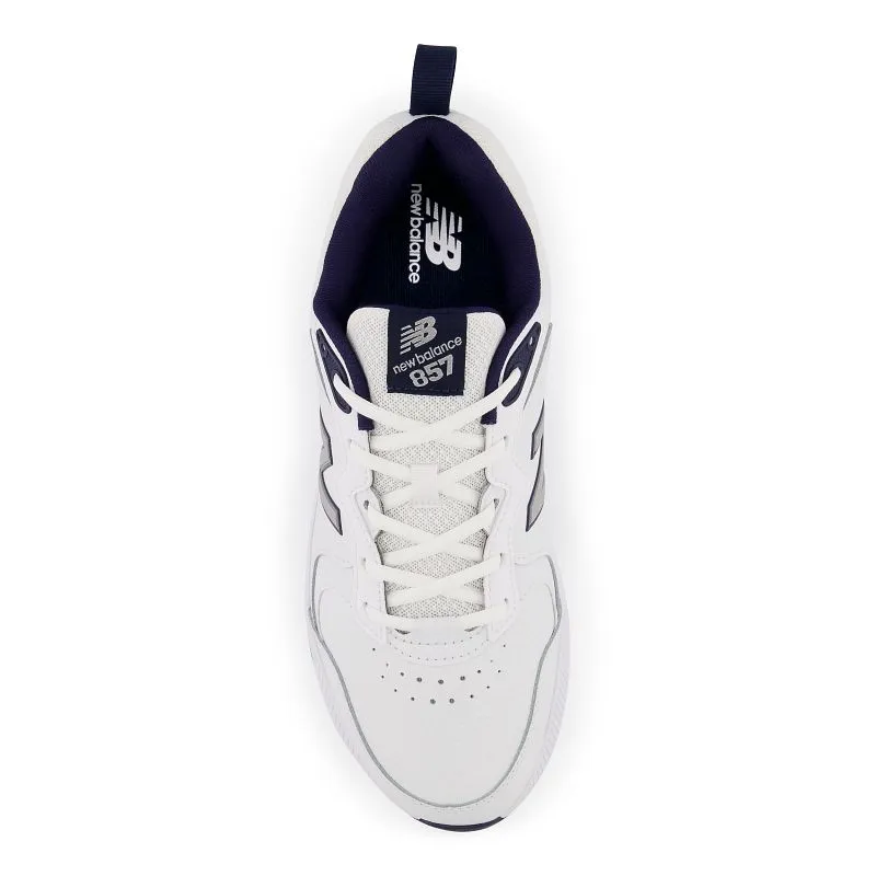 Men's New Balance 857v3 - White/Navy/Rain Cloud