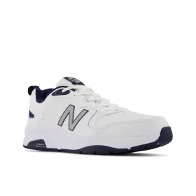 Men's New Balance 857v3 - White/Navy/Rain Cloud