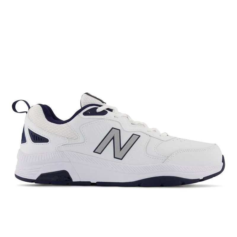 Men's New Balance 857v3 - White/Navy/Rain Cloud