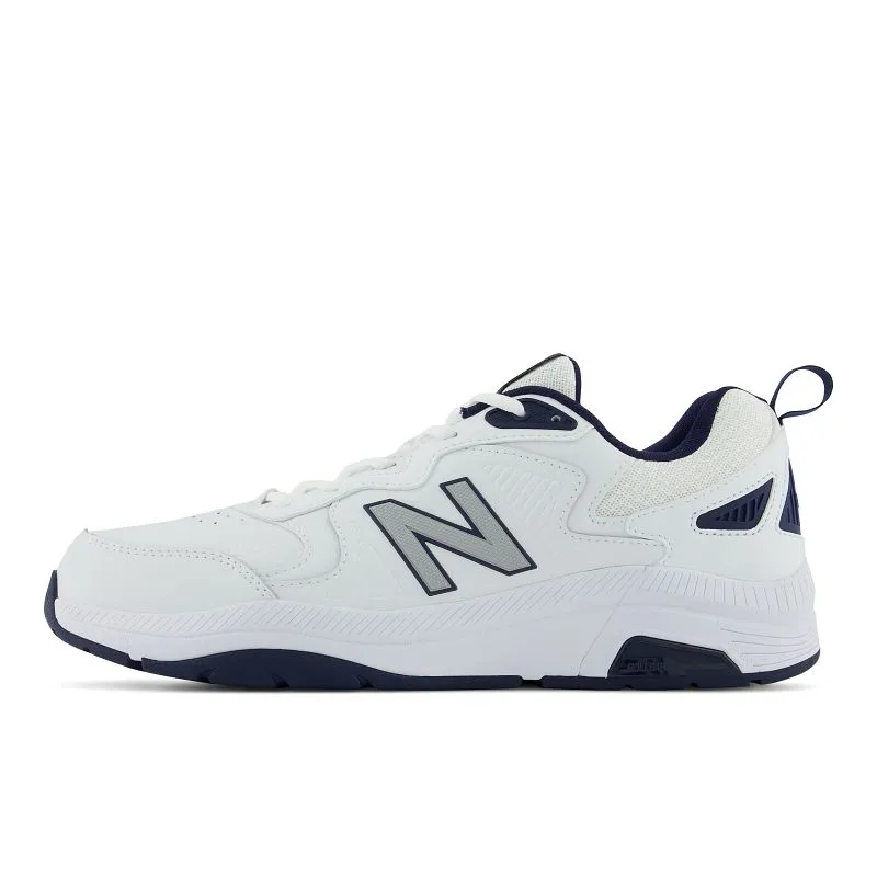 Men's New Balance 857v3 - White/Navy/Rain Cloud