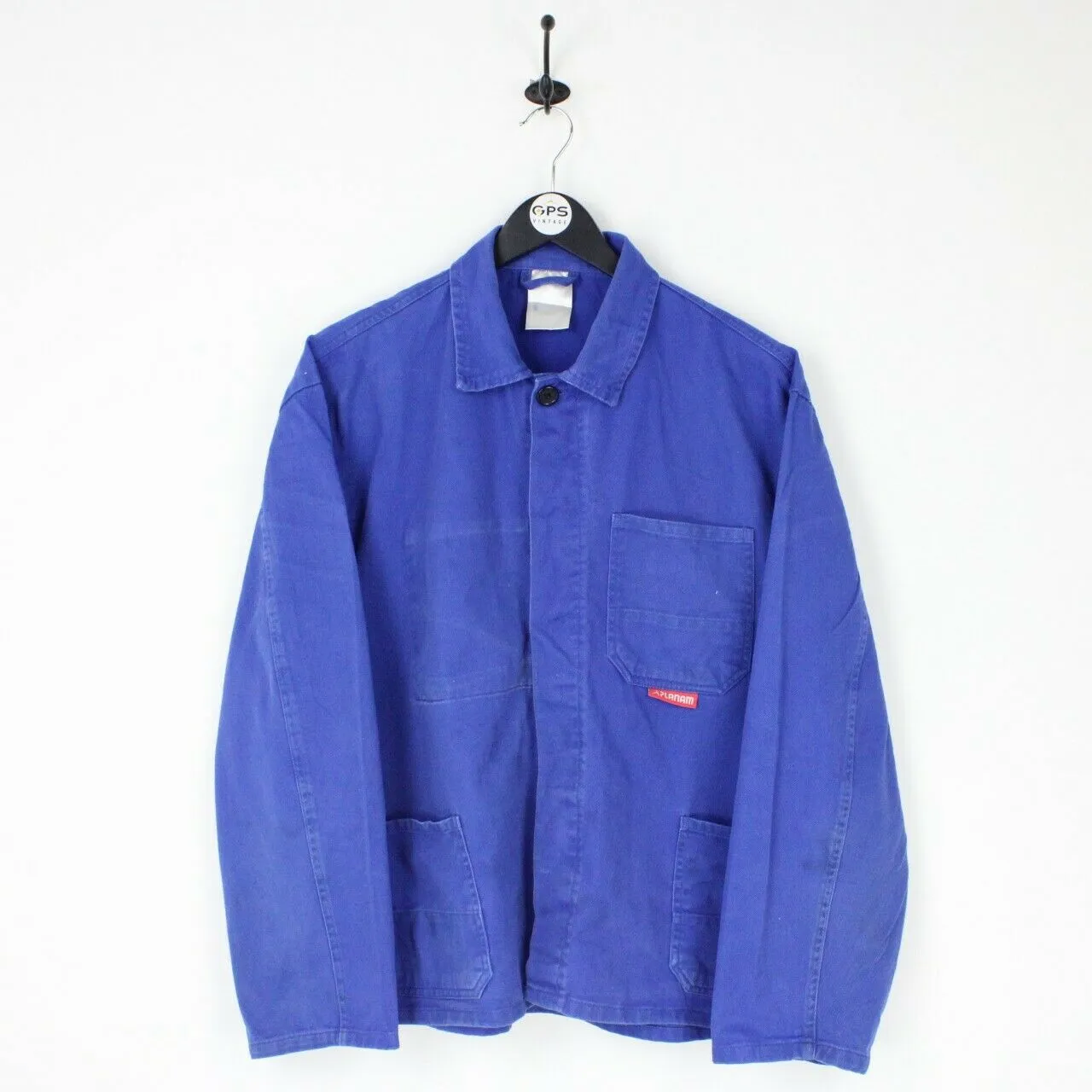 Mens Worker Chore Jacket Blue | Large