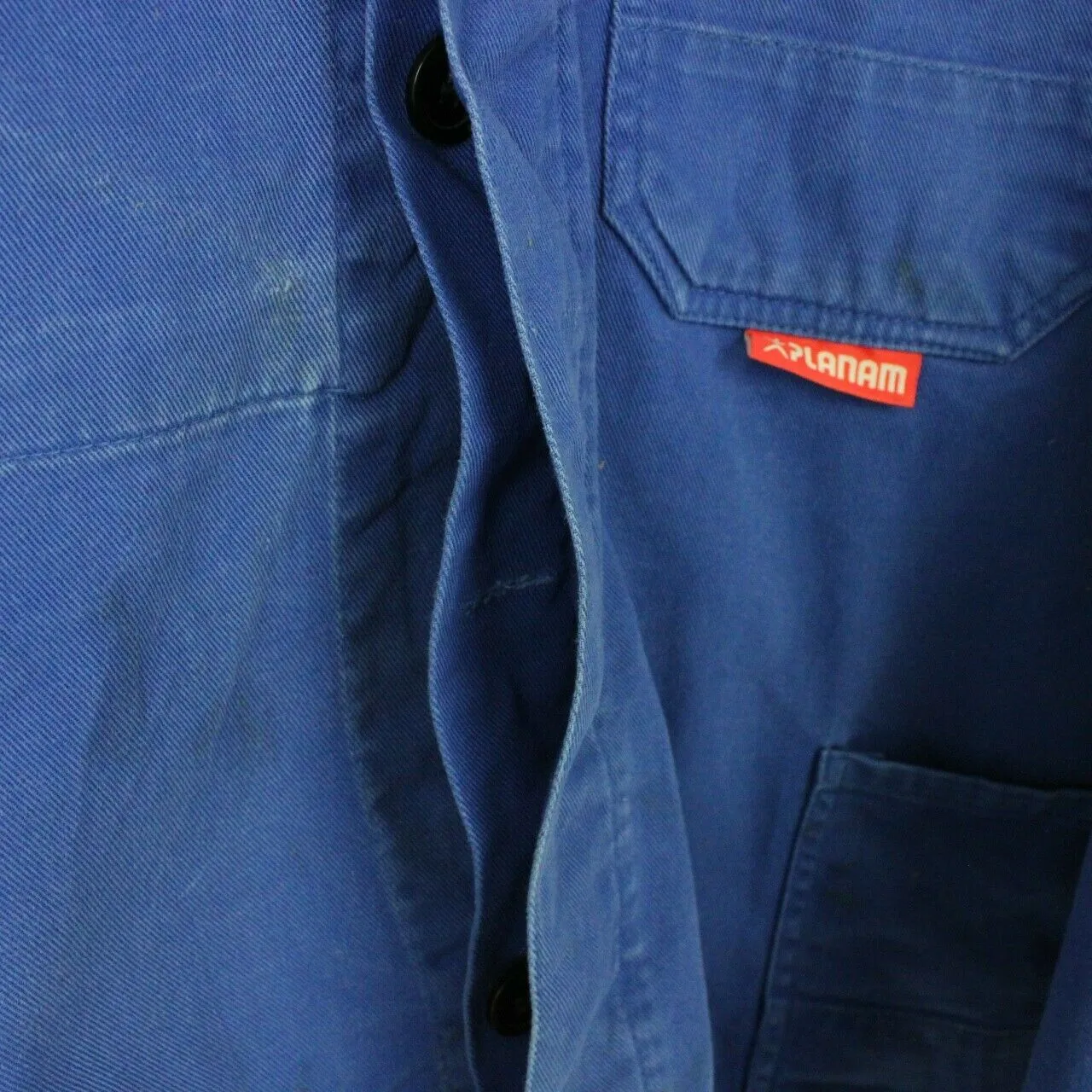 Mens Worker Chore Jacket Blue | Large