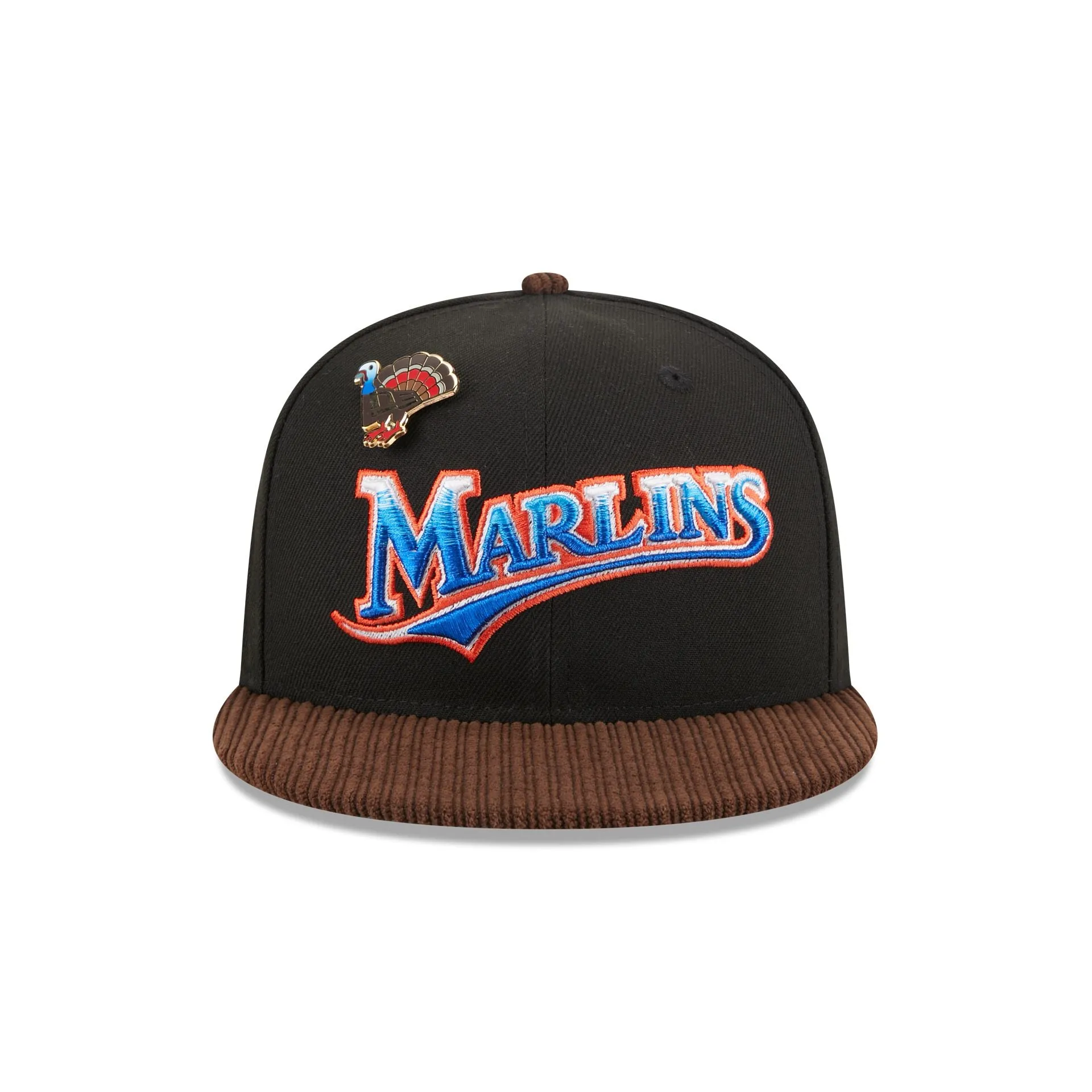 Miami Marlins Feathered Cord 59FIFTY Fitted Hat