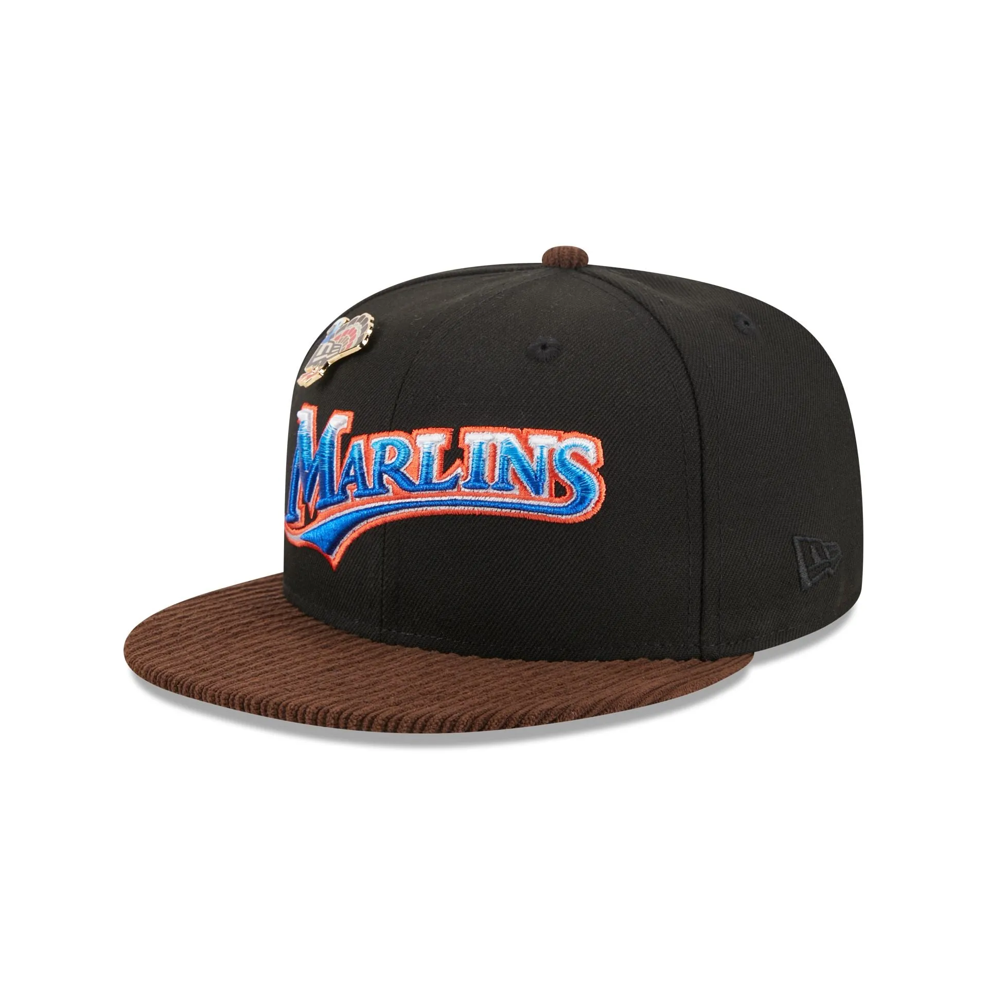 Miami Marlins Feathered Cord 59FIFTY Fitted Hat