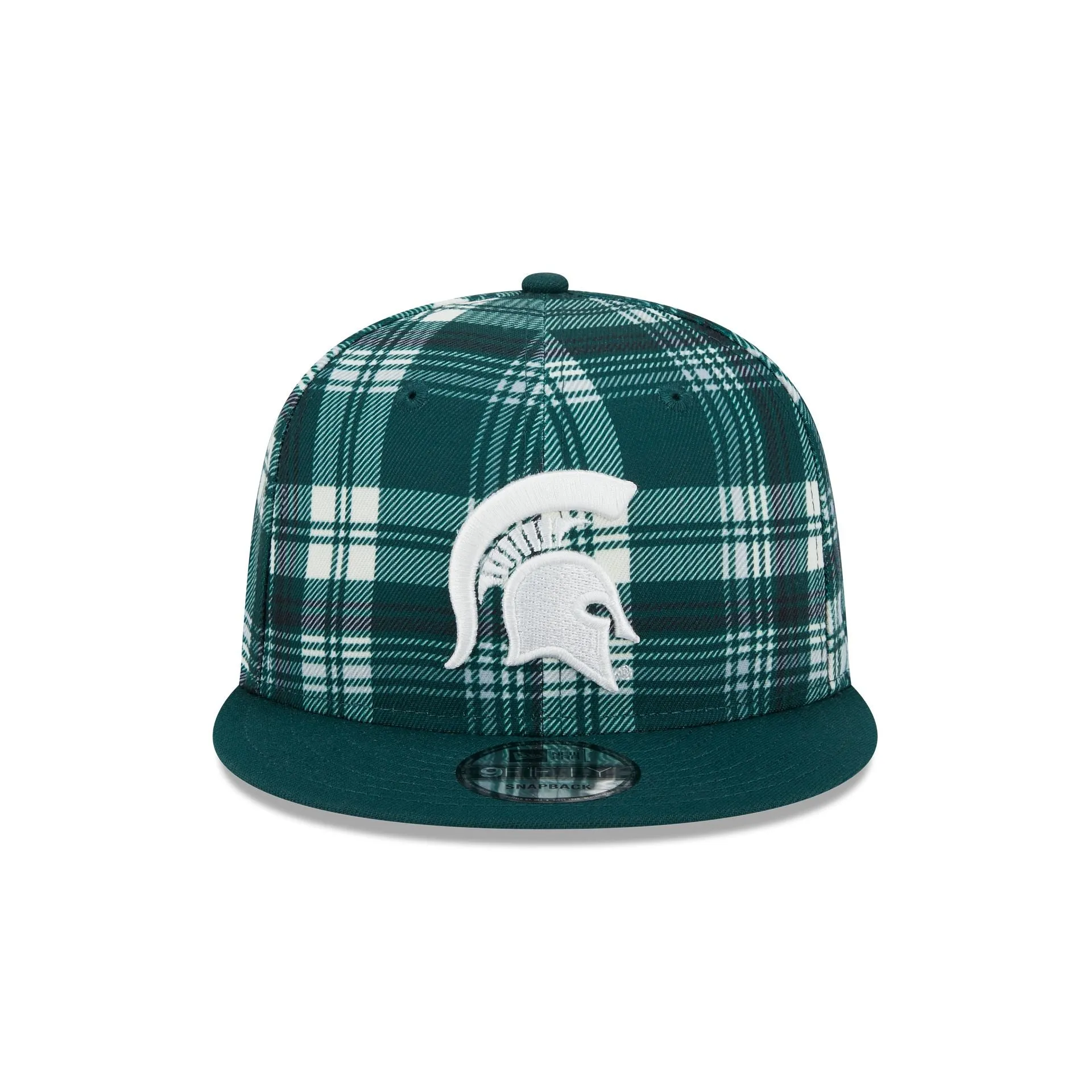 Michigan State Spartans Plaid 9FIFTY Snapback Hat