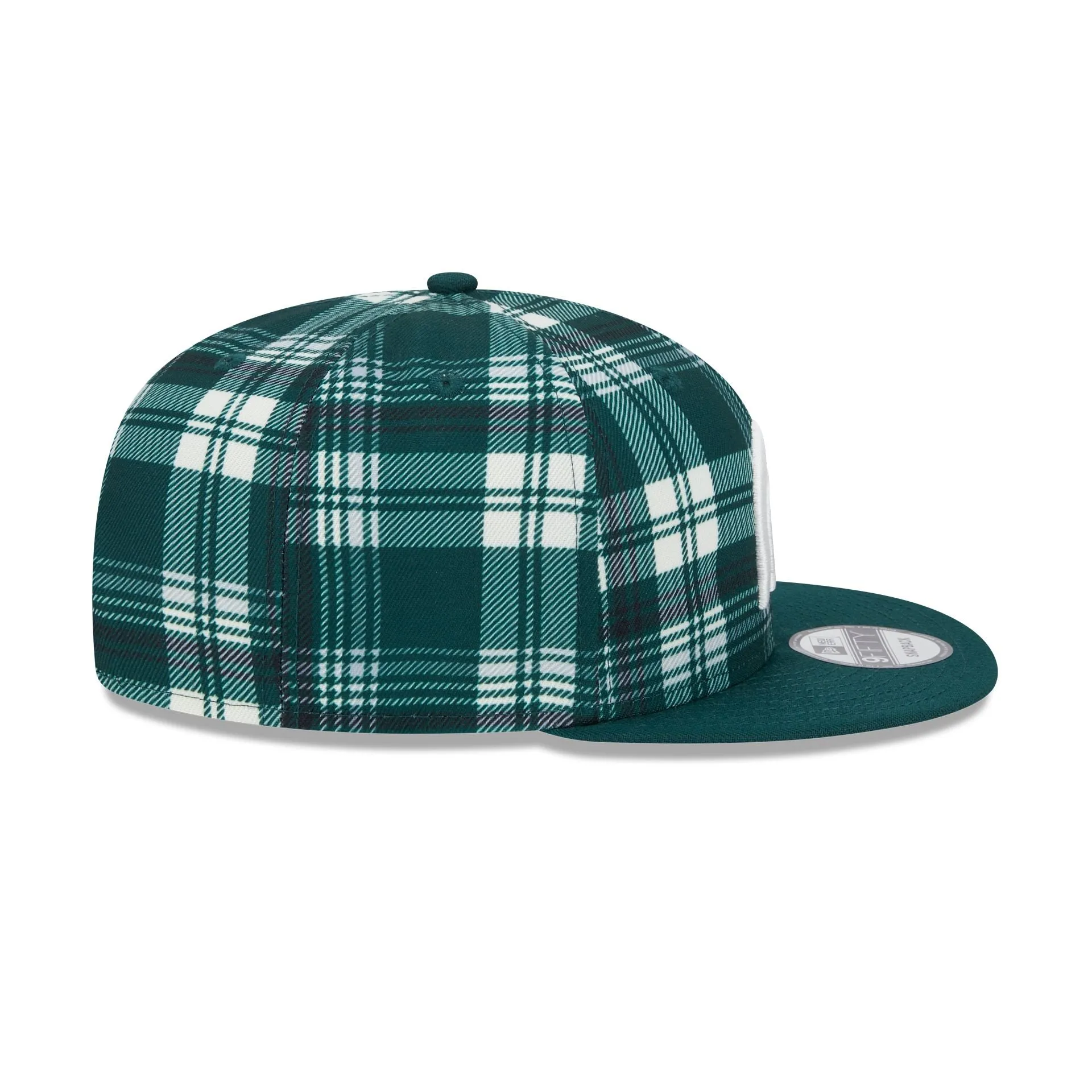 Michigan State Spartans Plaid 9FIFTY Snapback Hat