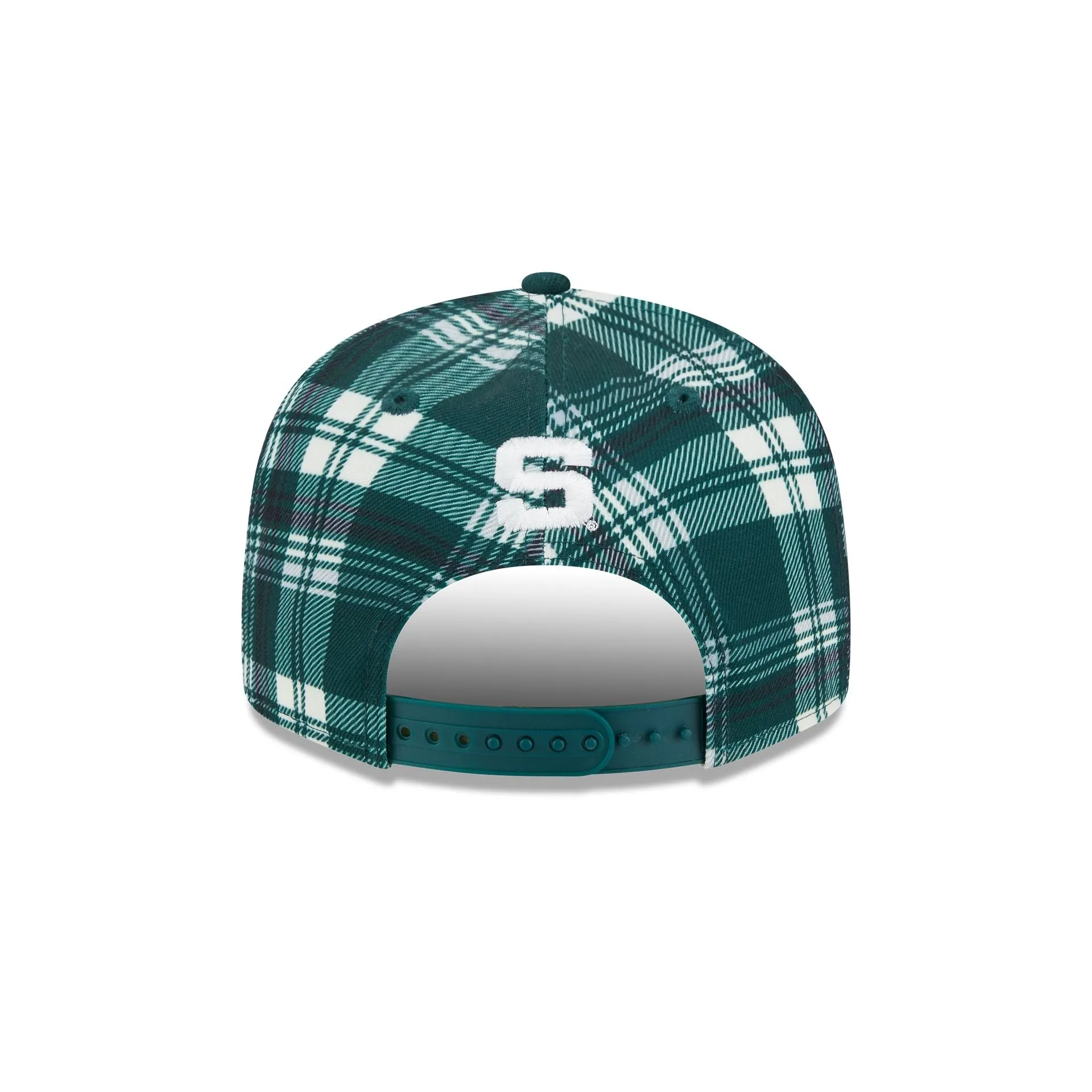 Michigan State Spartans Plaid 9FIFTY Snapback Hat