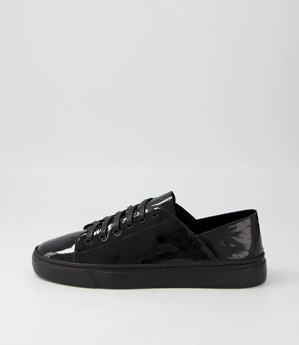 MIDAS Oskhar Black Patent Leather Sneakers