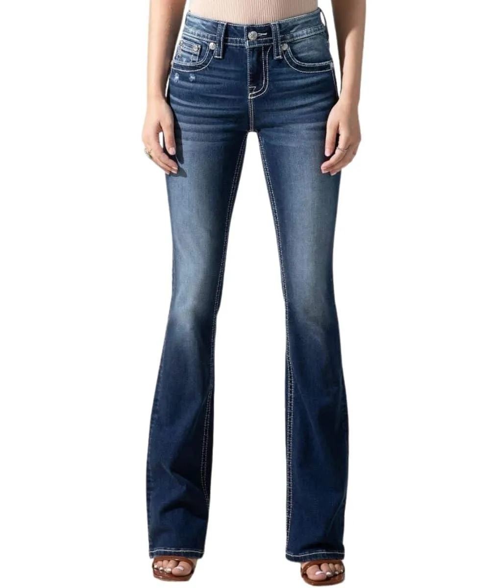 Miss Me Women's Connected Classic Boot Cut Jean