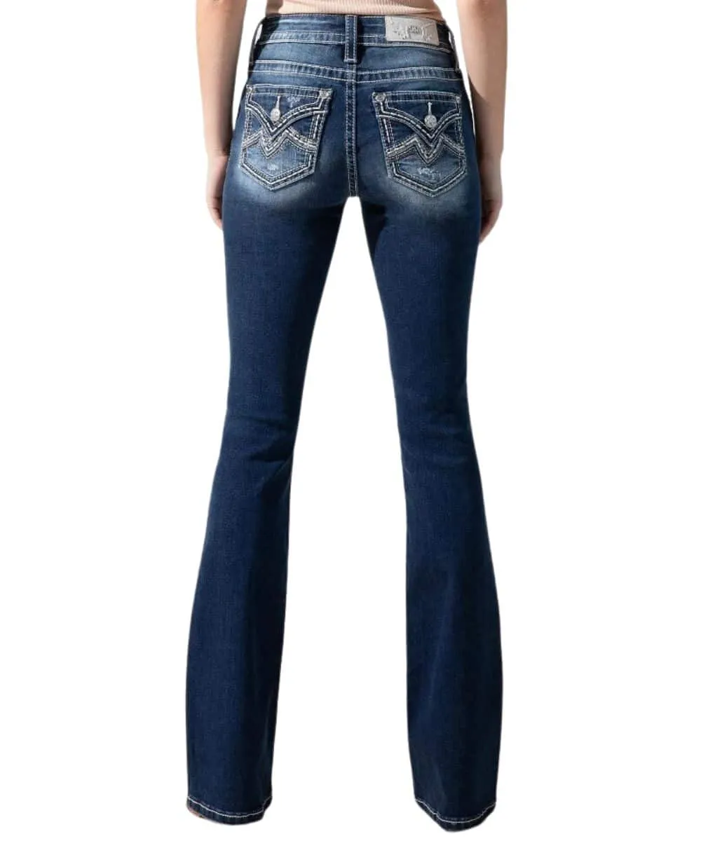 Miss Me Women's Connected Classic Boot Cut Jean