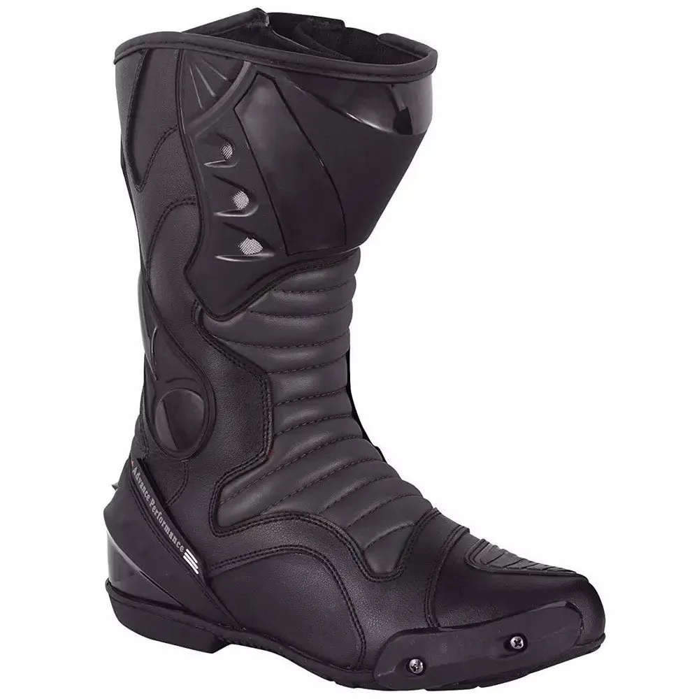 MOTORBIKE RACEING LEATHER BOOT-018