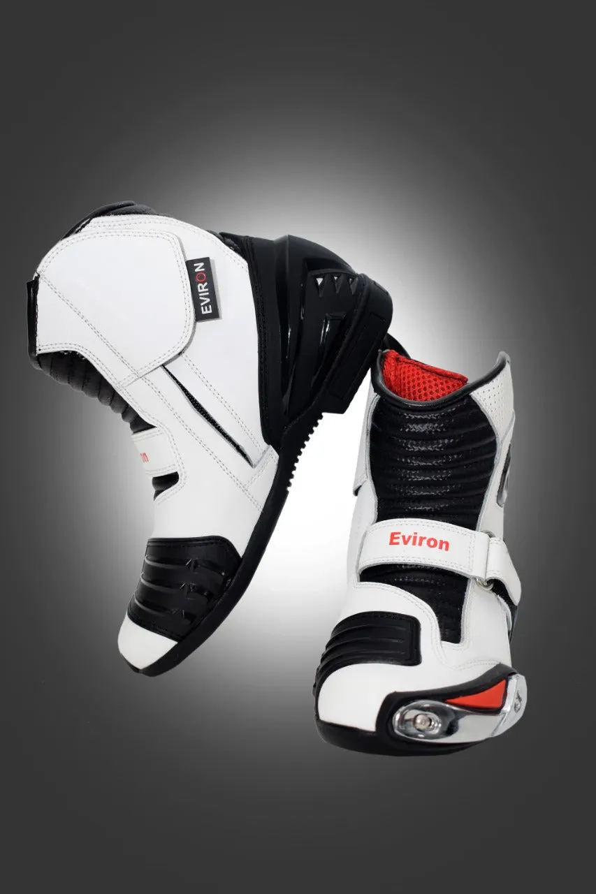 MOTORBIKE RACEING LEATHER BOOT MN-010