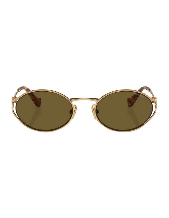 MU 52YS Sunglasses in Gold