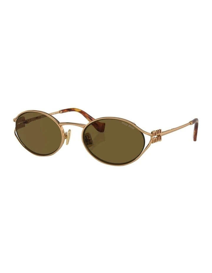 MU 52YS Sunglasses in Gold