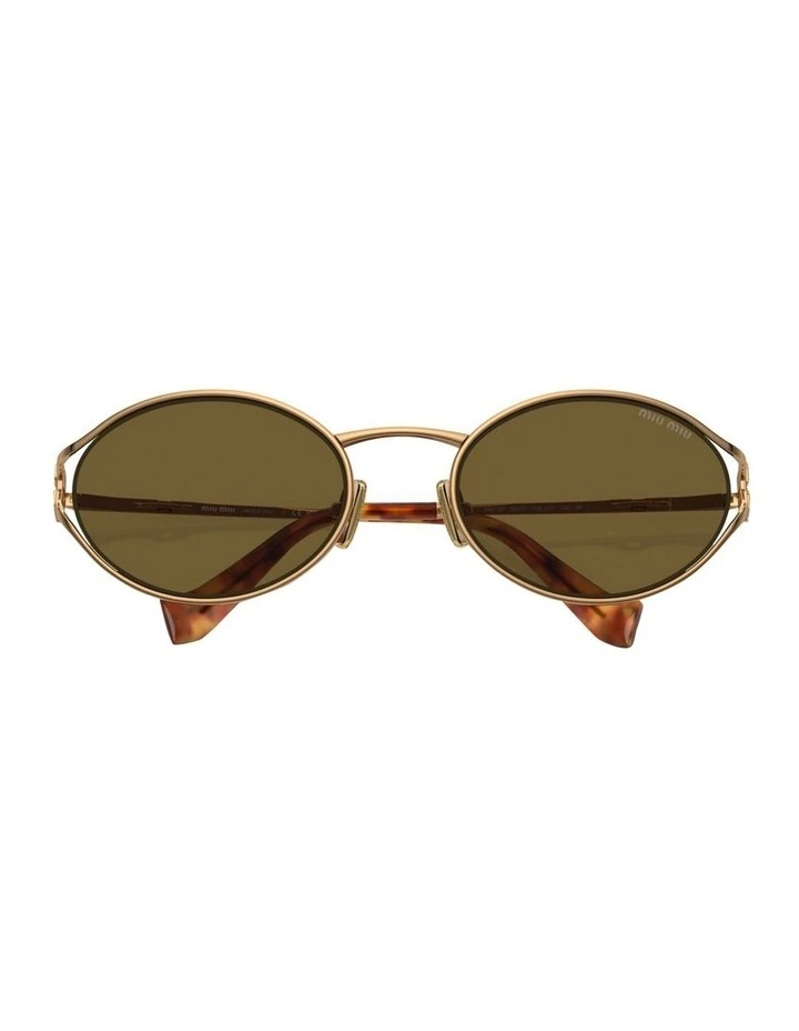 MU 52YS Sunglasses in Gold