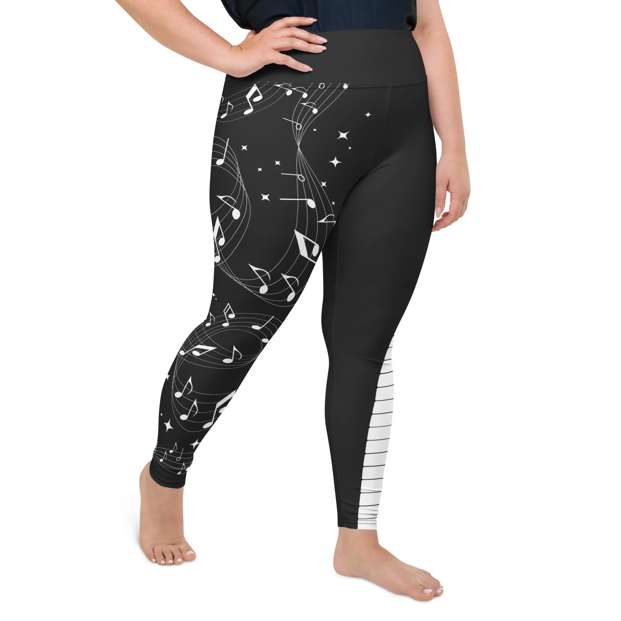 Music Plus Size Leggings