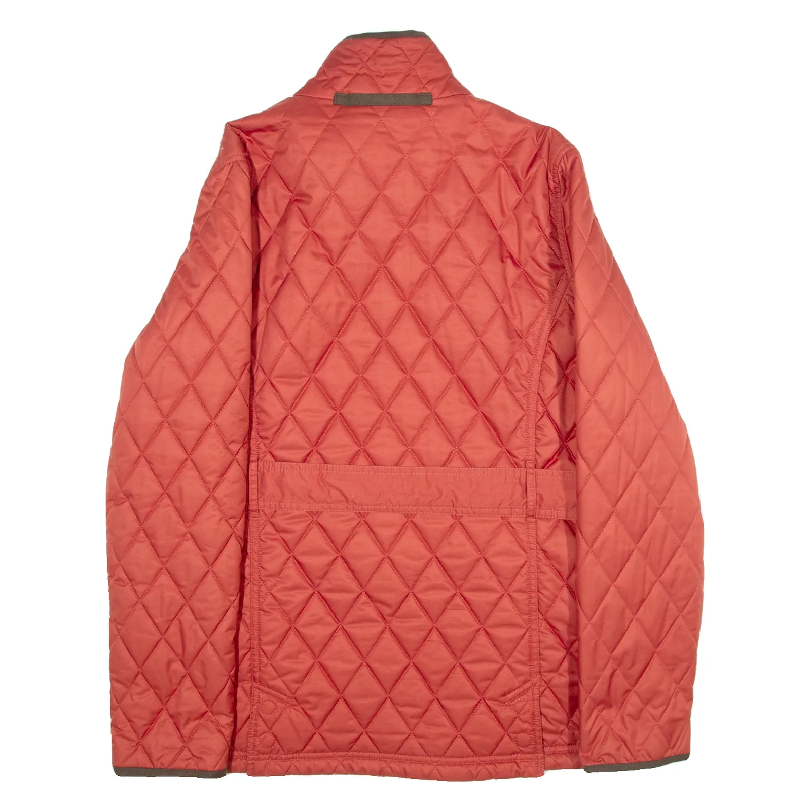 MUSTO Belted Womens Quilted Jacket Orange UK 12