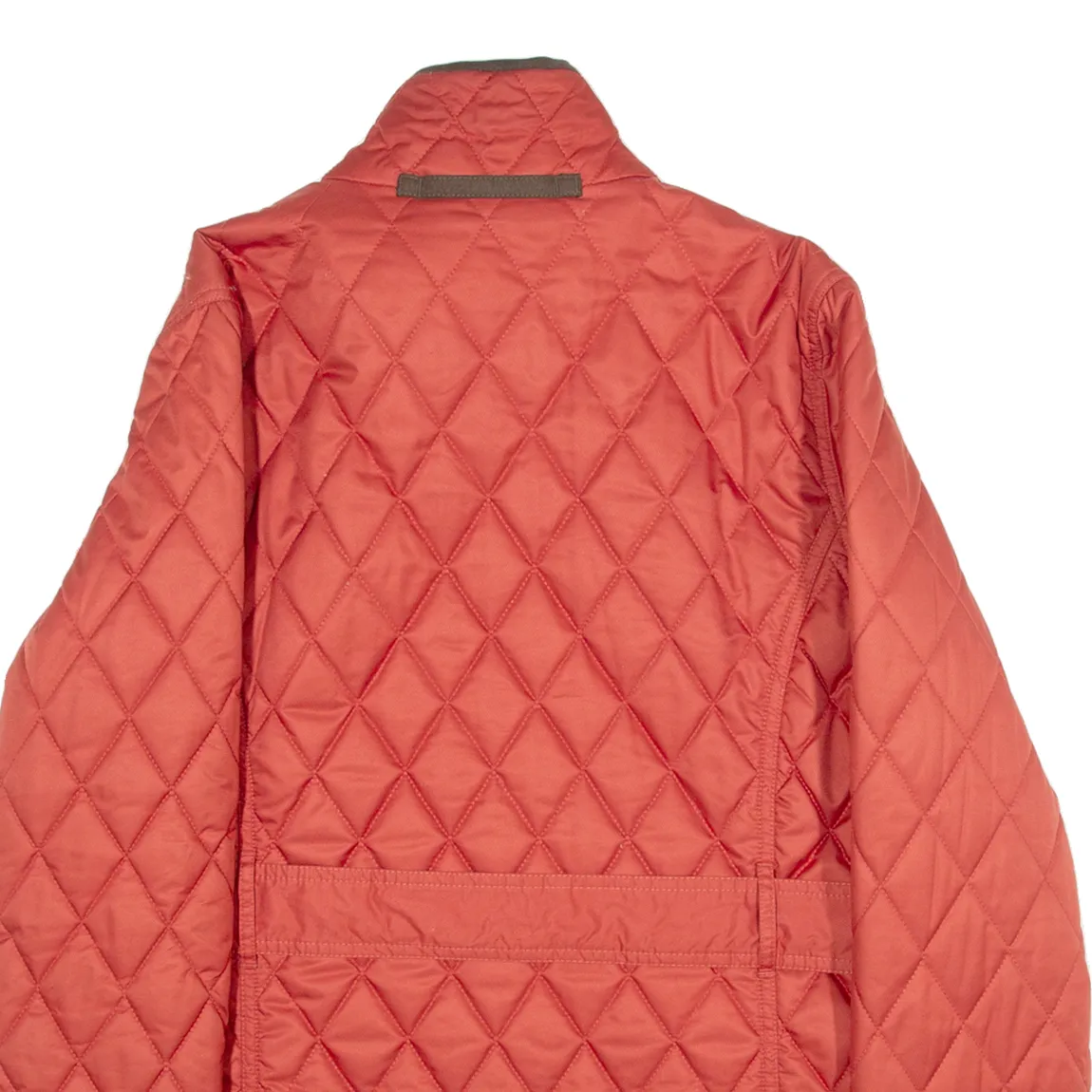 MUSTO Belted Womens Quilted Jacket Orange UK 12