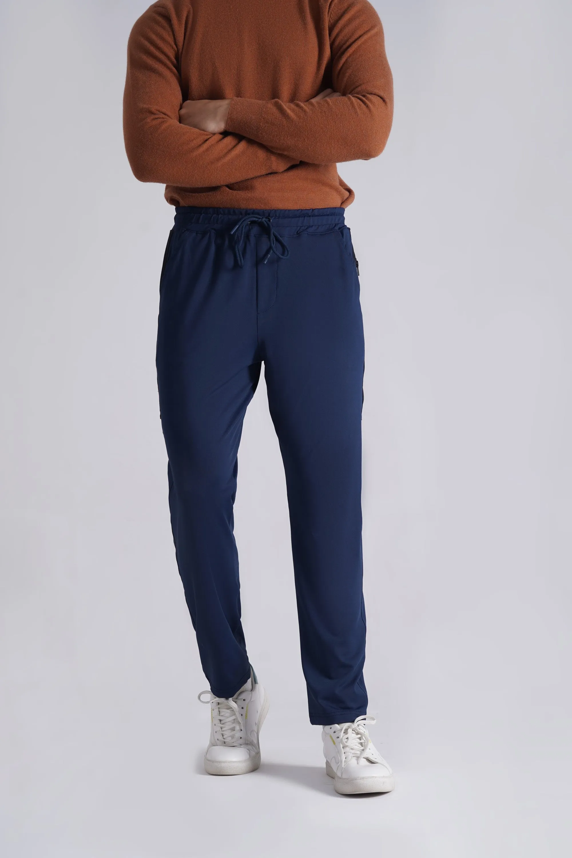 Navy Dry Fit Trousers