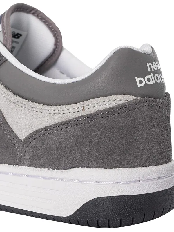 New Balance 480 Suede Trainers - Castlerock/Shadow Grey/Raincloud