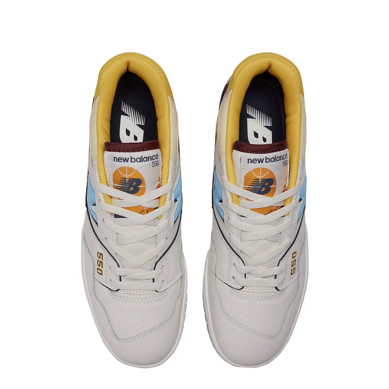 New Balance 550 Trainers Sea Salt / Team Carolina