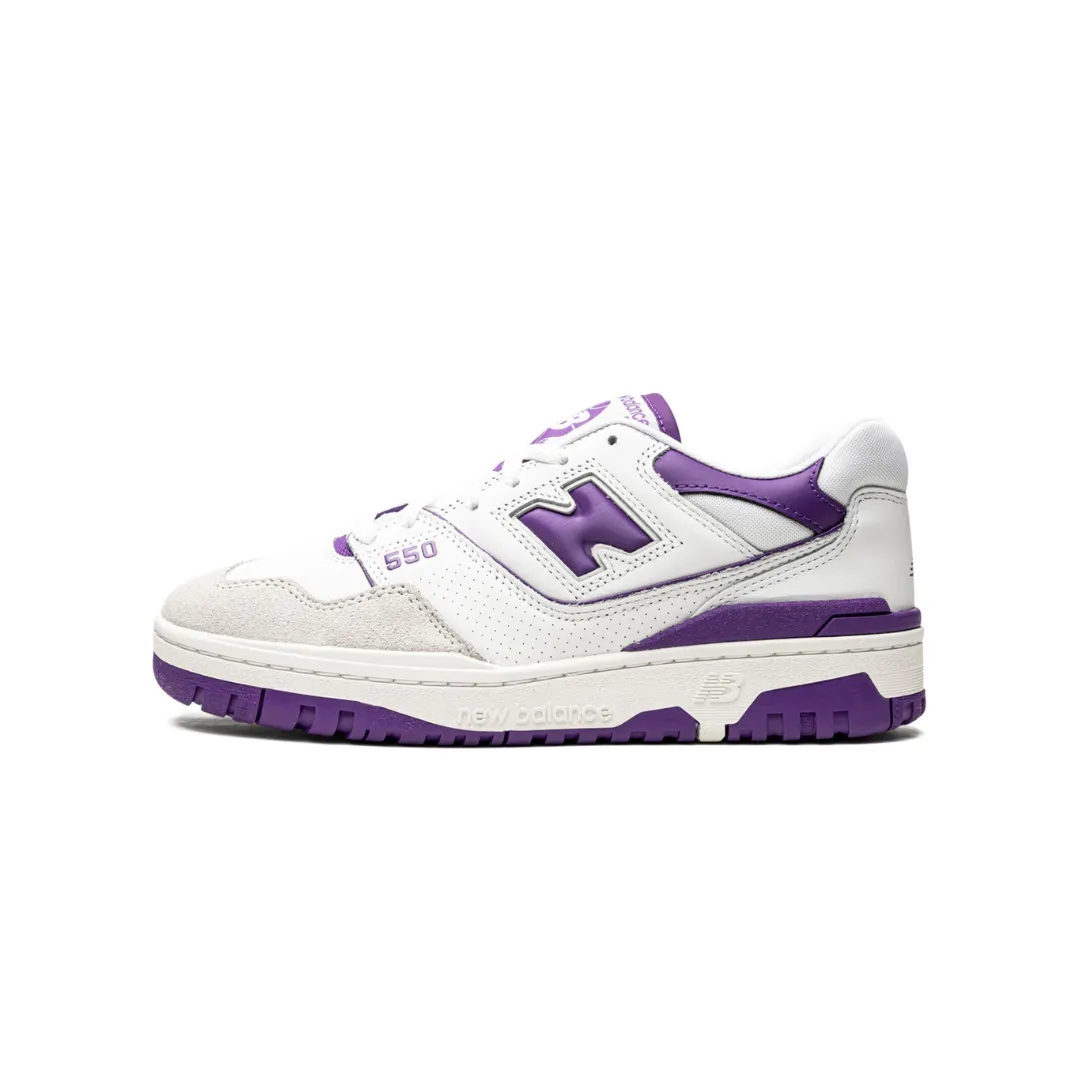 New Balance 550 White Purple