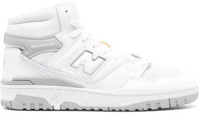 New Balance 650 high-top leather sneakers White