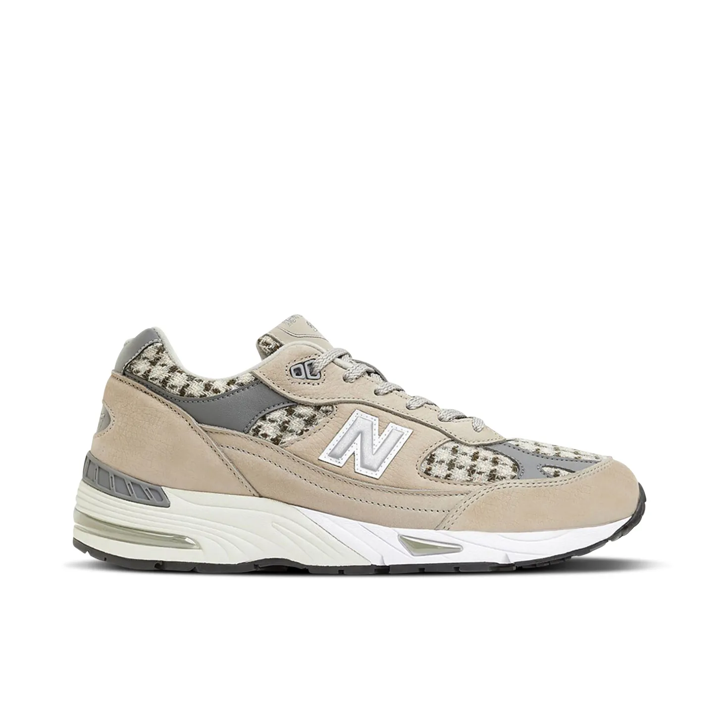 New Balance 991 Harris Tweed Pack Houndstooth Beige | M991HT | Laced