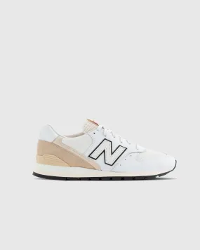 NEW BALANCE AIME LEON DORE X 996 WHITE   BLACK