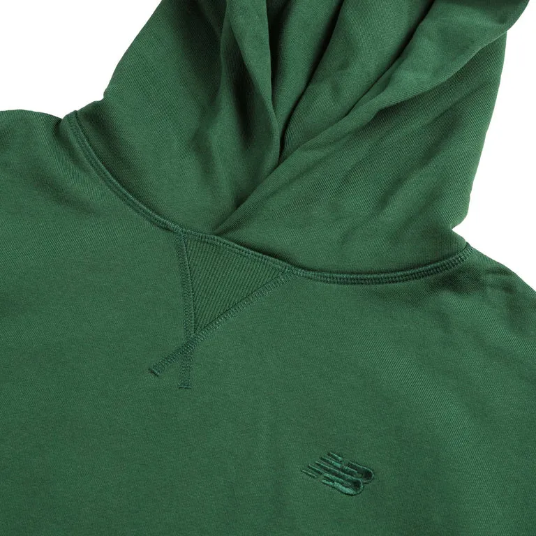 New Balance Athletics French Terry Hoodie Nightwatch Green