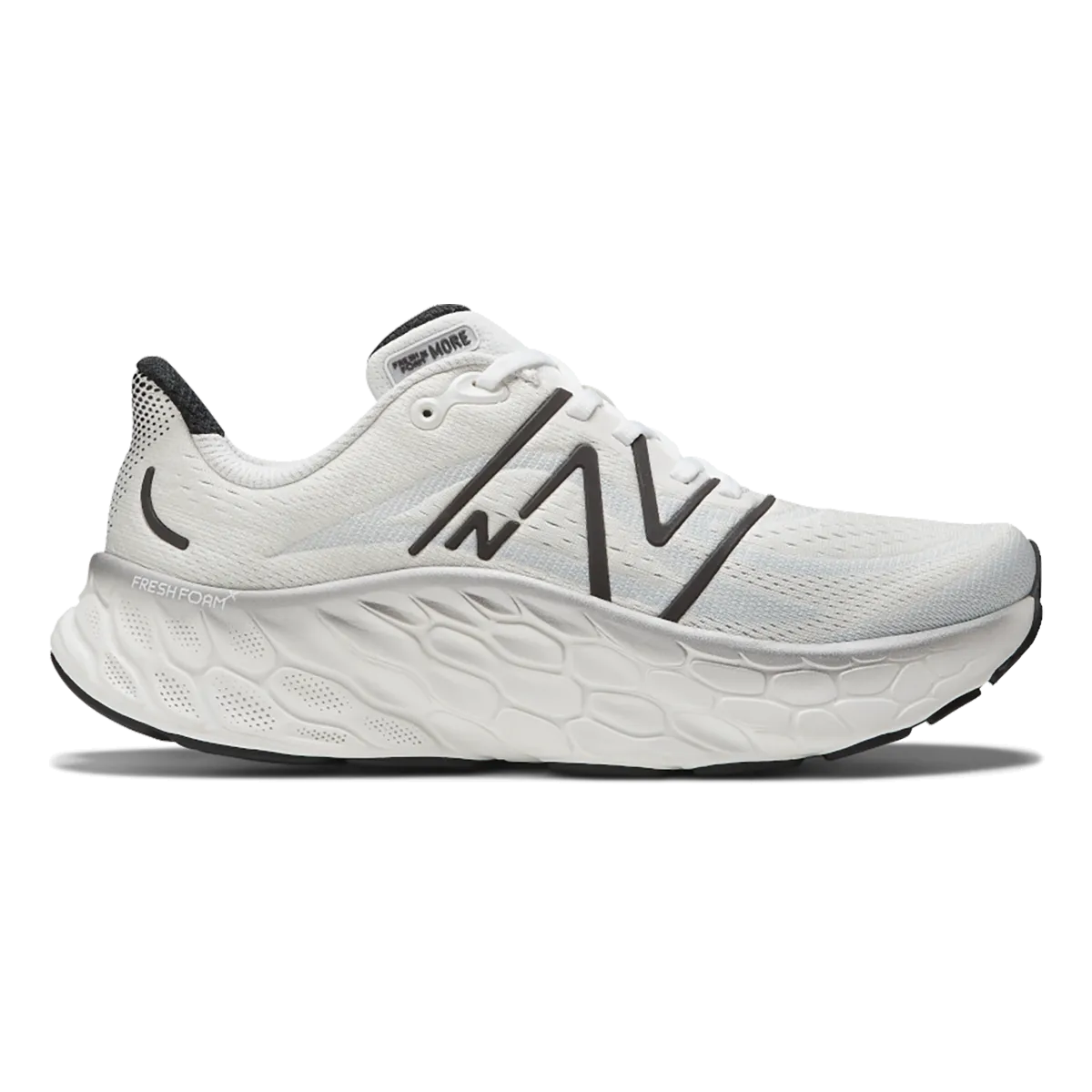 New Balance Fresh Foam X More V4 - White - Black Metallic - Black