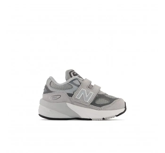 New Balance Infant 990v6 Hook & Loop Grey